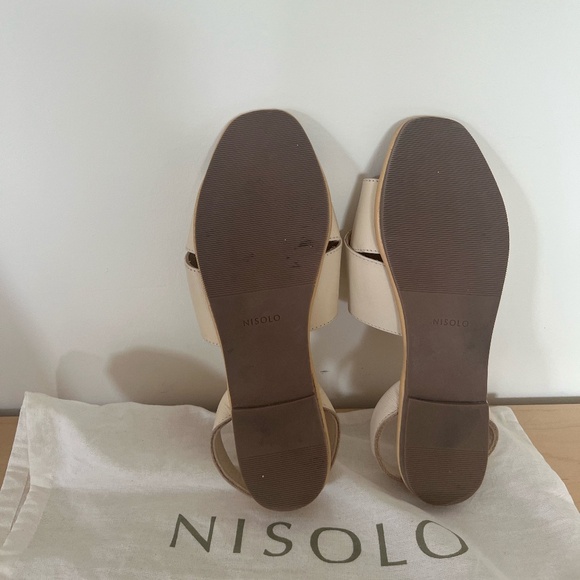 Rare Nisolo Cross-Strap Sandal in White/Bone - Never Used - Picture 7 of 7
